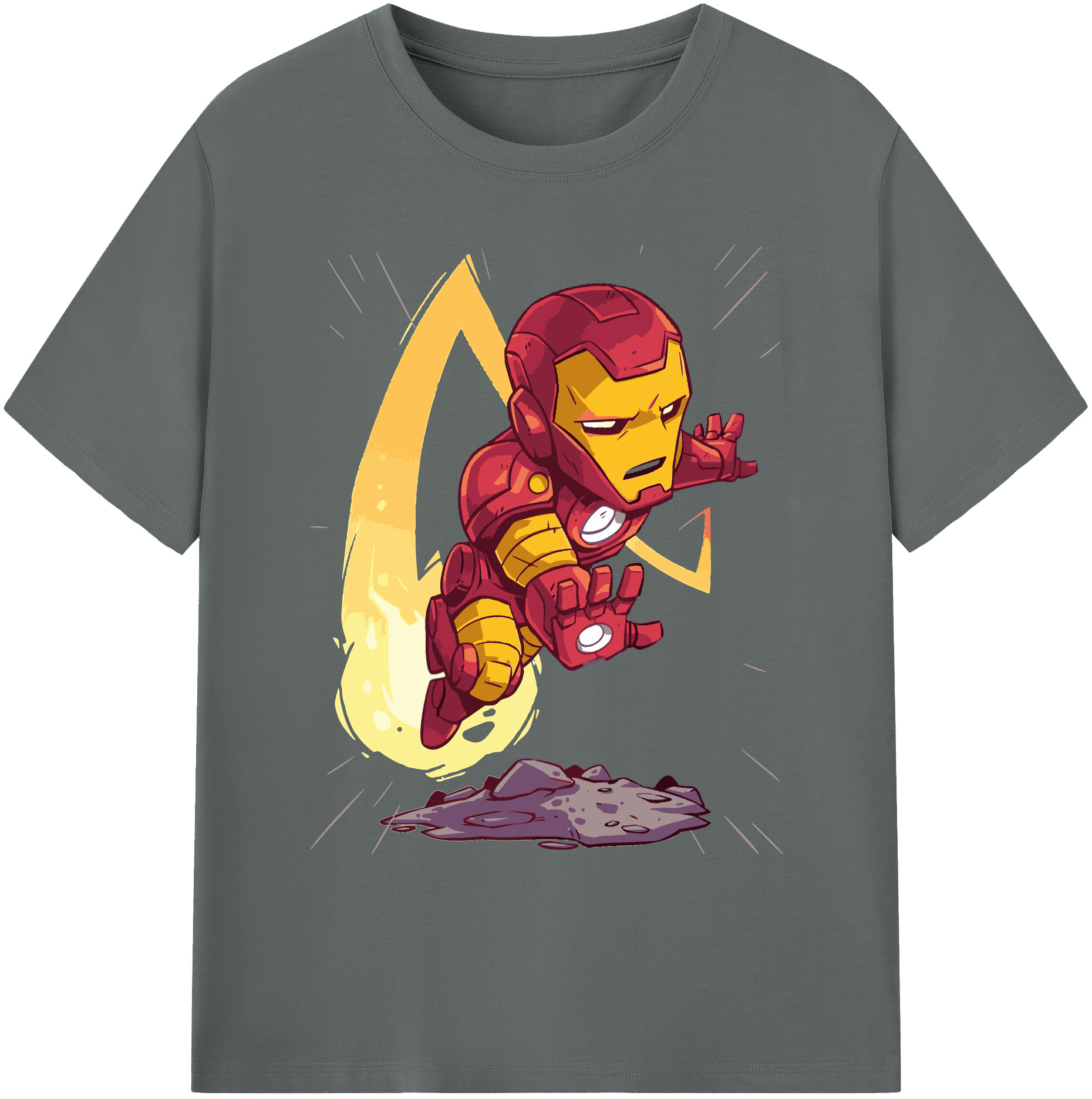（画像用） アベンジャーズ The Avengers 綿100％ メンズ半袖Tシャツ｜肌触りやわらか＆通気性